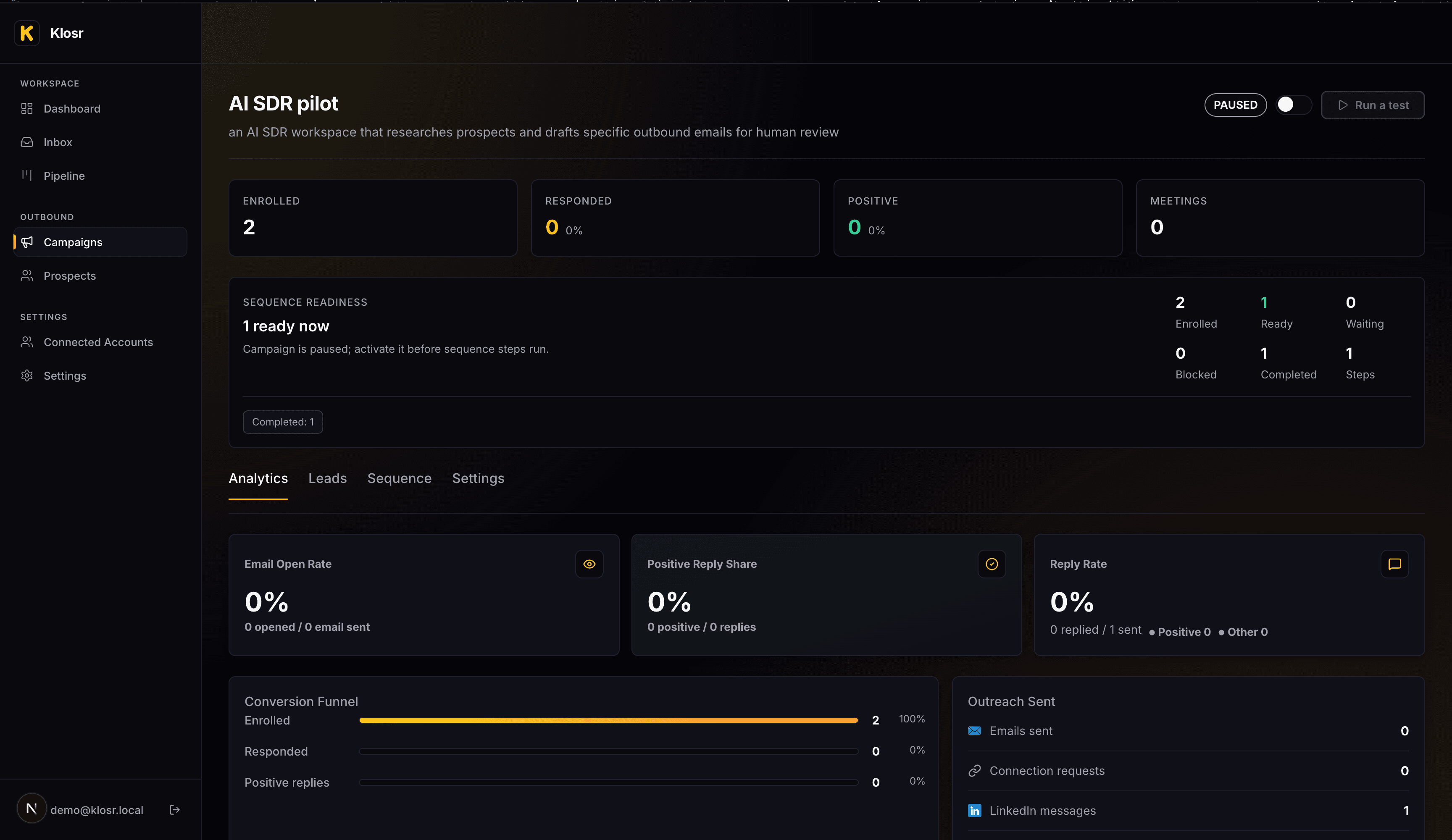 Klosr screenshot